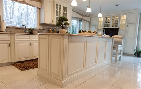 The back of this island with square flat panel molding add a nice finishing touch. | Kitchen ...