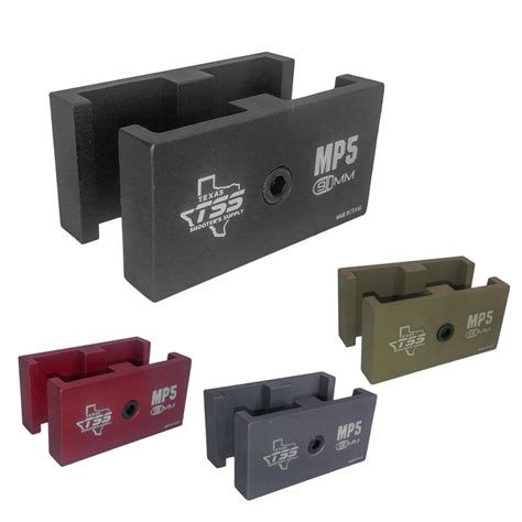 TSS BILLET HK MP5 MAGAZINE COUPLER Black – Texas Shooter's Supply