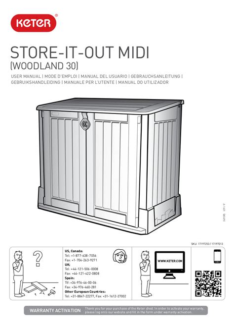 Replacement Parts For Keter Store It Out Arc Plastic Garden Storage Box | Images and Photos finder