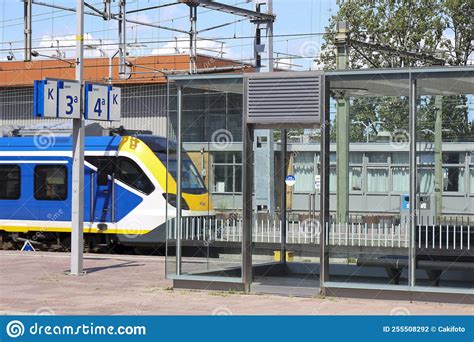 SNG New Commuter Train Sprinter Arriving at Rotterdam Central Station ...