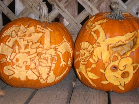 Pokemon Pumpkin Carving 2 of 3 by r110fett on DeviantArt