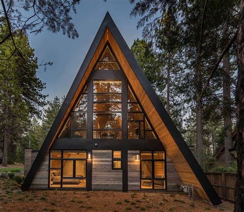 The most gorgeous rustic contemporary A-frame cabin in Lake Tahoe