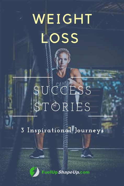 Weight Loss Success Stories - 3 Inspirational Journeys