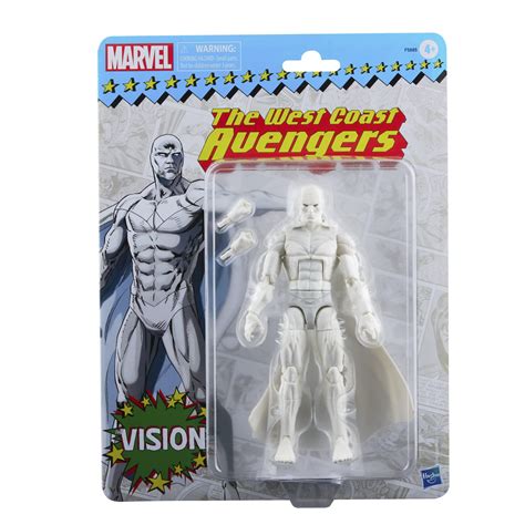 Buy Marvel Legends Series Vision 6-inch Retro Packaging Action Figure Toy, 4 YEARS+, 2 ...