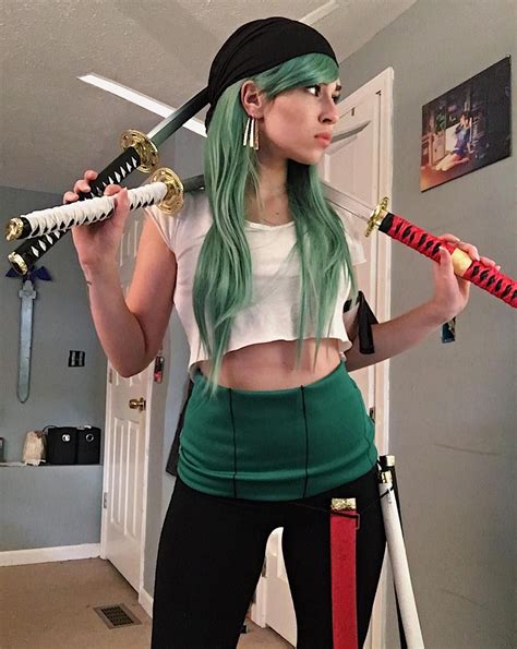 cosplay-galaxy: “[Self] Roronoa “Pirate Hunter” Zoro genderbend cosplay ...