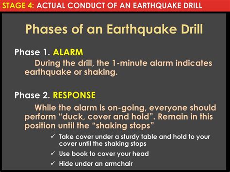 How to conduct an earthquake drill in school - ppt download