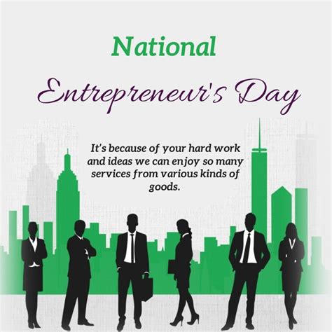 entrepreneurs day Template | PosterMyWall