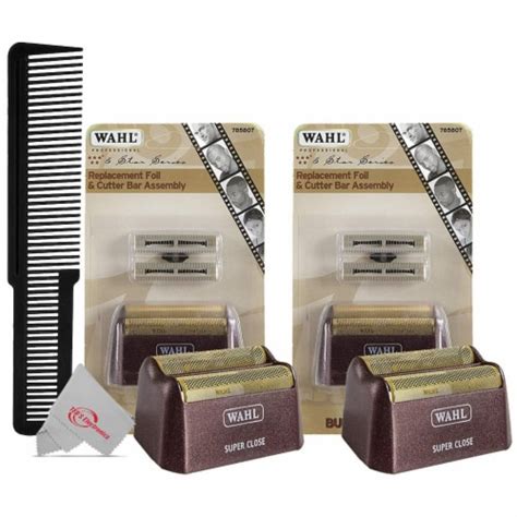 Two Packs Wahl 5-star Shaver Replacement Foil & Cutter 7031-100 + Flat Comb, 1 - Smith’s Food ...