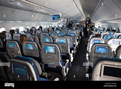 interior, Boeing 787 Dreamliner Stock Photo - Alamy