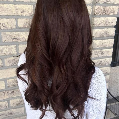 Image may contain: one or more people and closeup | Rich brown hair, Hair styles, Hair color for ...