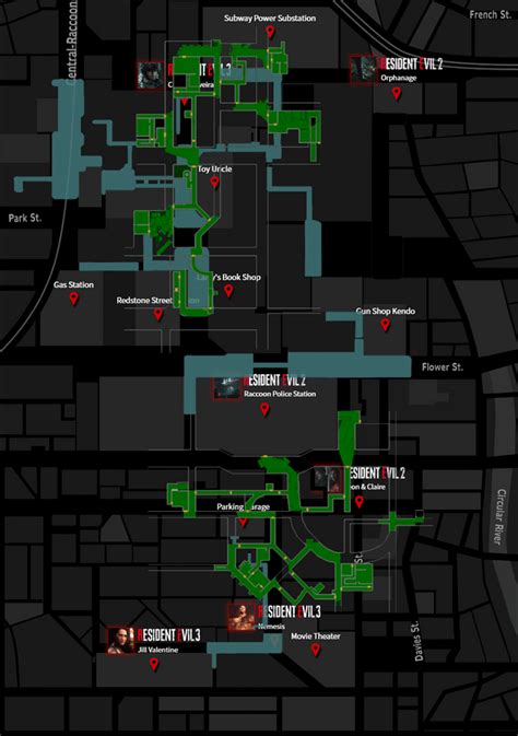 Resident Evil Remake Maps