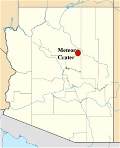 Meteor Crater Map