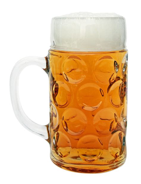 Rheinland Pfalz Dimpled Oktoberfest Glass Beer Mug 1 Liter - GermanSteins.com