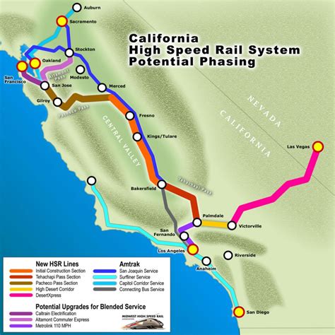 California high speed rail route - pastordisney