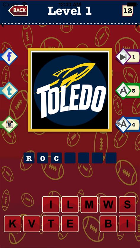 App Shopper: American College Football Quiz:Sports Logos Guessing Game ...