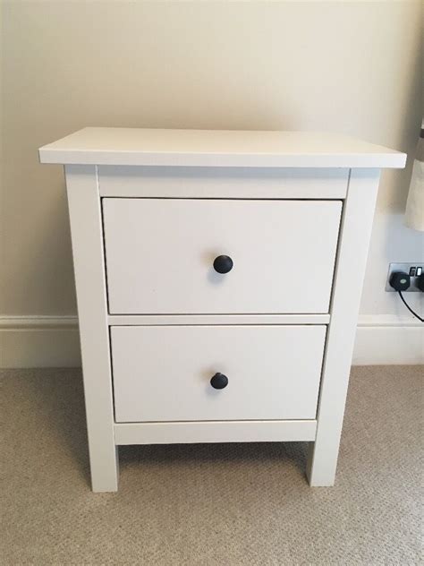 IKEA Hemnes 2 drawer bedside chest of drawers white | in West Bridgford, Nottinghamshire | Gumtree