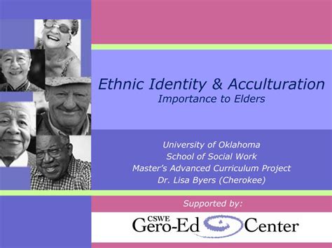 PPT - Ethnic Identity & Acculturation Importance to Elders PowerPoint Presentation - ID:6572891