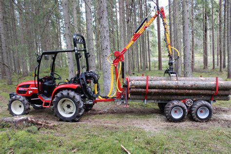 Skogsvagn • Traktorvagn & skogsvagnar med kran – Kranman