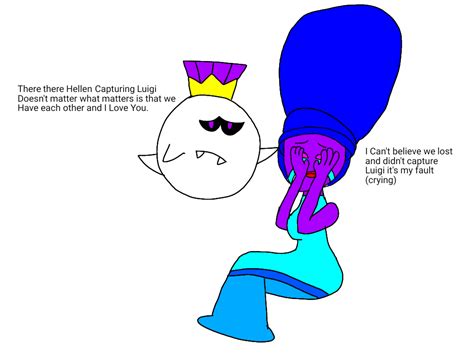 King Boo comforts Hellen Gravely by torrjua11011 on DeviantArt