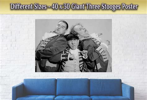 Three Stooges Poster Nyuk Nyuk Nyuk Vintage Photo Iconic 3 | Etsy