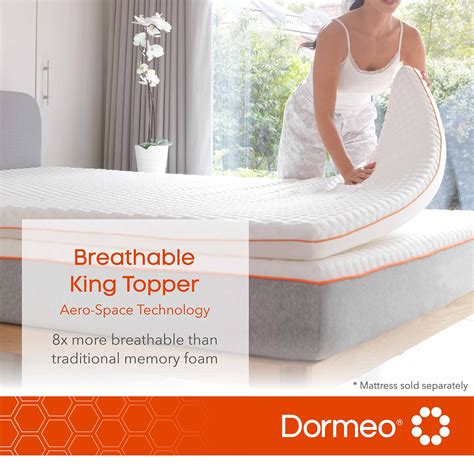 Dormeo Mattress Topper King - Relieving Octaspring Technology Mattress Topper - King Bed Toppers ...