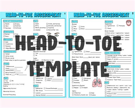 Head to toe assessment checklist - atilarenta