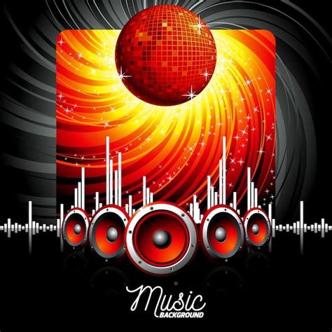 Free Vector | Music party background