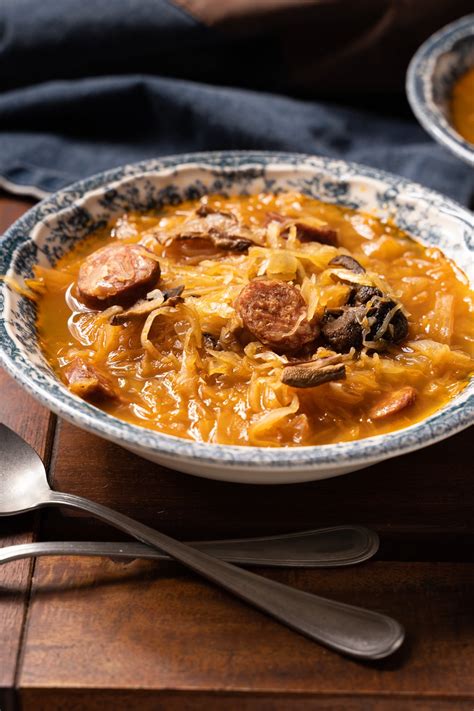 Kapustnica: Easy Sausage Sauerkraut Soup - Tatiana Chizganova