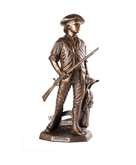 Military statue sculpture figure Minuteman Revolutionary War