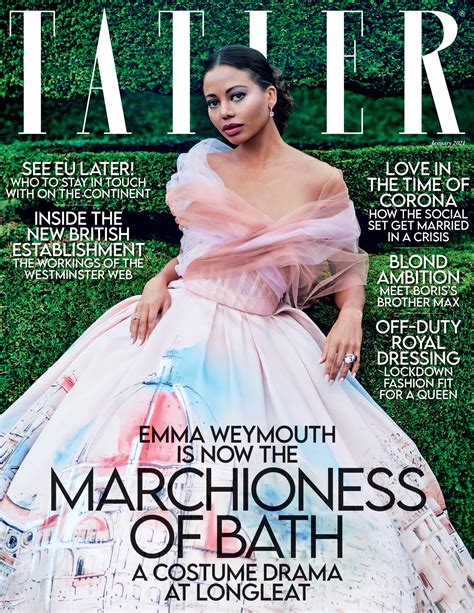 The Marchioness of Bath is the January 2021 cover | Tatler