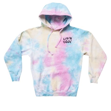 WAVY HOODIE-PASTEL TIE DYE – LIVINCOOL | Hoodies, Pastel tie dye, Tie dye