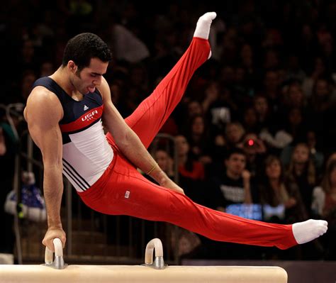 Olympics — U.S. Men’s Gymnastics Team Struggles to Master the Pommel ...