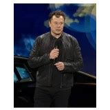 Elon Musk Tesla Event Leather Jacket - Films Jackets