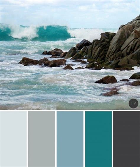 nautical blues and water hues palette by Beaurina Benjamin Nautical Bedroom, Nautical Bathrooms ...