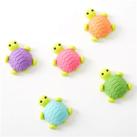 Turtle Erasers - 5 Pack | Claire's US