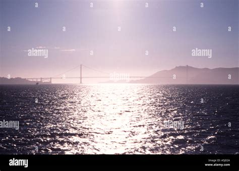 Golden Gate bridge at sunset Stock Photo - Alamy