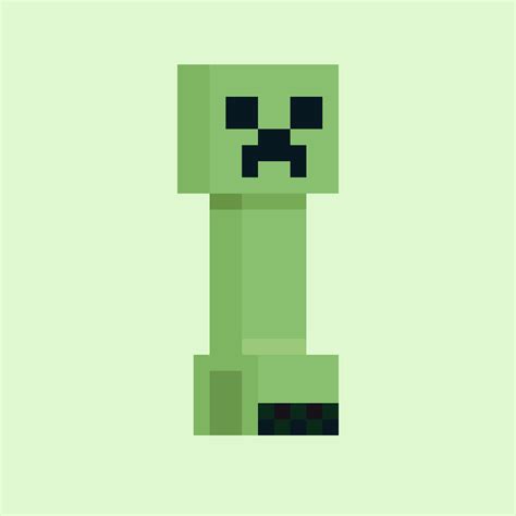 Pixel Art Minecraft Creeper Face : Minecraft creeper face sticker decal com creeper face art ...