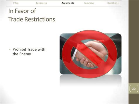 Pros and Cons of Trade Restrictions