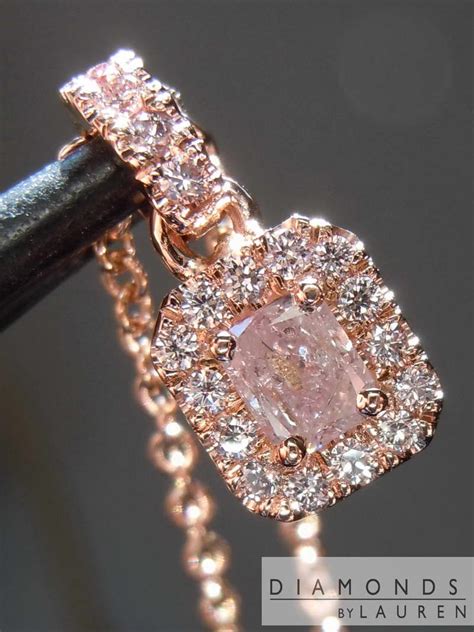 .40ct Pink Radiant Diamond Pendant