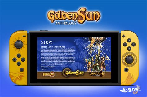 I made a Golden Sun mock up for Nintendo Switch. I hope that Nintendo gives us the forth game ...