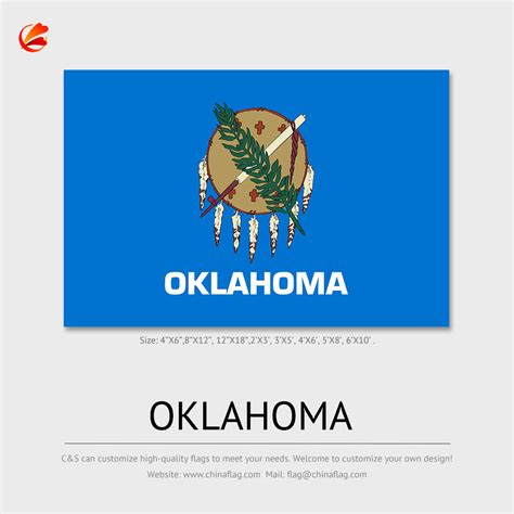 Custom Oklahoma Flag Custom Personalized Oklahoma State Flag