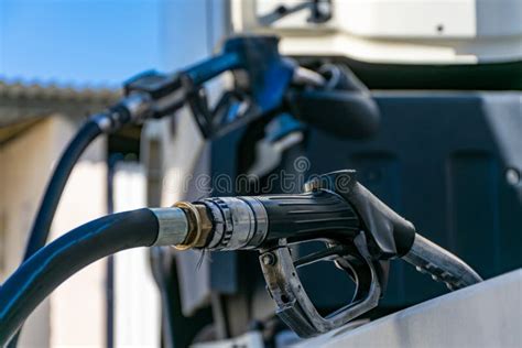 Refueling Adblue in a Truck Stock Photo - Image of refueling, industry ...