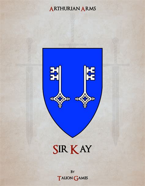 Arms of Sir Kay - Talion Games | Arthurian Arms | DriveThruRPG.com