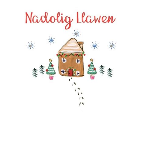 Cards » Welsh Merry Christmas Card ' Nadolig Llawen' - Laura Sherratt ...