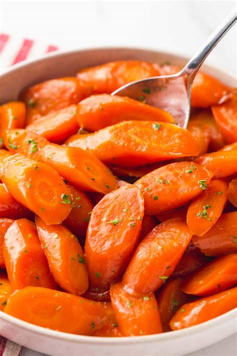 Brown Sugar Glazed Carrots - Little Sunny Kitchen