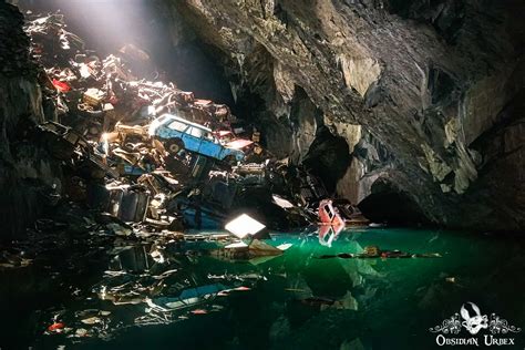 Cavern of Lost Souls (Abandoned Car Cave), Wales - Obsidian Urbex Photography | Urban Exploration