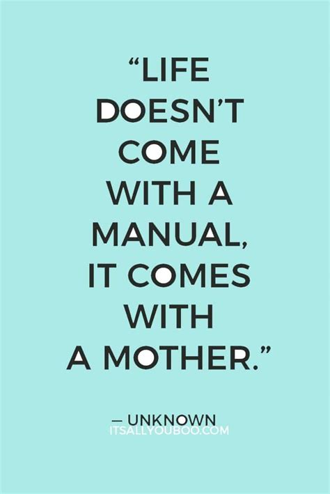 28 Best Happy Mothers Day Quotes Sayings Its All You Boo