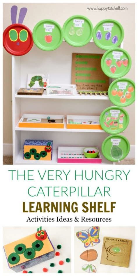 The Very Hungry Caterpillar Learning Activities & Shelf - Happy Tot Shelf