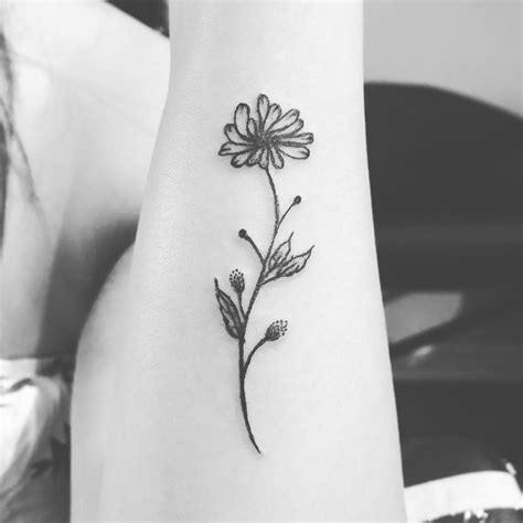 Aster Flower Tattoo Small | Best Flower Site