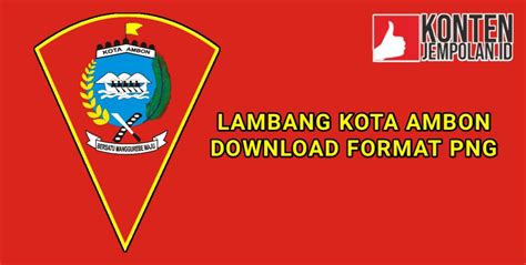 Lambang Kota Ambon PNG Download Logo Gratis